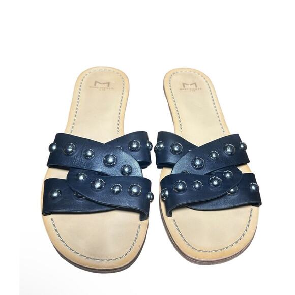 Marc Fisher Women’s Black Pagie Slide Sandals Size 8 - Picture 3 of 4